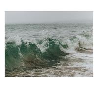 Puzzle 1500 Pièces,Bricolage Moderne Art Mural Cadeau-Vagues,embruns,mer,Eau 87x57cm
