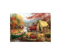 Puzzle 1500 pièces : camping sauvage