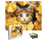 Puzzle 1500 Pièces Chat Puzzle Adulte Grand 87 X 57 cm, Plante Puzzles Jeu éDucatif Défi, 1500 Pièces Jigsaw Puzzles Classiques pour Cadeau Femme, Decoration Murale, Loisirs Créatifs Adultes 8p-535