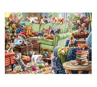 Anatolian Puzzle 1500 pièces : Chatons dans Le Salon