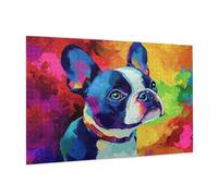 Puzzle 1500 Pièces Chien Puzzle Adultes Couleur Motif avec avec Boîte Cadeau, DIY Wooden Puzzl Enjoy Activités de défi Familial pour Tableau Decoration Murale, Cadeau Homme/Femme 87 x 57 cm -384Y