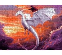 Puzzle 1500 Pieces - Ciel Dragon 87x57 cm Puzzles pour Adultes - Puzzle 1500 Pièces Adultes - avec Une Boîte d'emballage Exquise - Jeu d'Activités Familiales - Cadeau pour Femmes & Hommes s7h-101