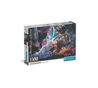 Puzzle 1500 pièces CLEMENTONI My Sentinel 84,3 x 59,2 cm avec poster, format paysage, scène féerique forestière