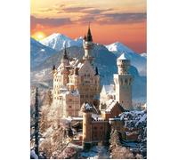Puzzle 1500 pièces - CLEMENTONI - Neuschwanstein - 84.30 x 59.20 cm - Pour adultes - Multicolore