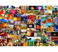 Puzzle 1500 Teile - Collage - Zen