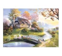Puzzle 1500 pièces - Cottage - CASTORLAND - Paysage et nature - Adulte - A partir de 13 ans