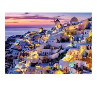 Puzzle 1500 pièces Coucher de soleil sur Santorin, Adultes et enfants dès 14 ans, Collection Évasion, 12001532, Nathan
