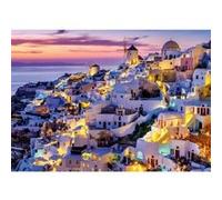 Puzzle coucher de soleil sur santorin 15