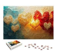 Puzzle 1500 Pièces Couleur, Puzzle 1500 Pièces pour Adultes et Enfants à Partir de 14 Ans, Saint Valentin Puzzles Bois avec Une Boîte d'emballage Exquise, pour Décoration Murale, Cadeau Femme, -5328
