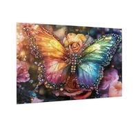 Puzzle 1500 Pièces Couleur Puzzle Adultes Papillon Motif avec avec Boîte Cadeau, DIY Wooden Puzzl Enjoy Activités de défi Familial pour Tableau Decoration Murale,Cadeau Homme/Femme 87 x 57 cm -1171Y