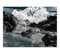 Puzzle 1500 Pièces, Développe Réflexion et Dextérité-Rochers,mer,éclaboussures,embruns,Eau 87x57cm