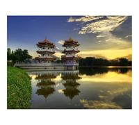 Puzzle 1500 Pièces en Bois-Chine,Structures,Architecture 87x57cm