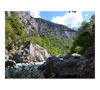 Puzzle 1500 Pièces en Bois-Gorges du Verdon,France,Provence,Pont 87x57cm