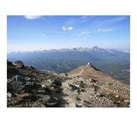 Puzzle 1500 Pièces en Bois-Montagnes,Sommet,Hauteur,Pierres,Piste,Structure 87x57cm