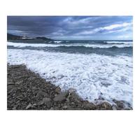 Puzzle 1500 Pièces en Bois-Rivage,Mer,Vagues,Horizon,Surfeurs,Paysage 87x57cm