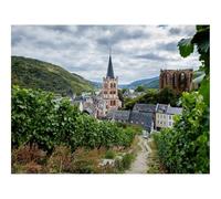 Puzzle 1500 Pièces - Encastrement Parfait-Église,bâtiments,Village 87x57cm