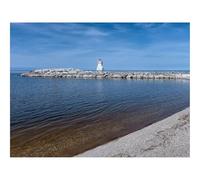 Puzzle 1500 Pièces - Encastrement Parfait-Phare,Jetée,Mer,Rivage 87x57cm