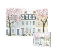 Puzzle 1500 Pièces Finlande Puzzle Rue Motifs,Puzzles Bois Adulte avec Boîte Cadeau,Loisirs Créatifs Adultes DIY Activite Manuelle,Cadeau Anniversaire Homme Femme,Décoration Intérieure,87x57cm,p919t