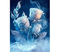 Puzzle 1500 pièces,Fleurs de Roses fumées Puzzl pour Adultes, Puzzles pour Adultes Jeu éducatif Défi Jouet, Jeu d'adresse pour Toute la Famille, Puzzle pour Adulte Enfants