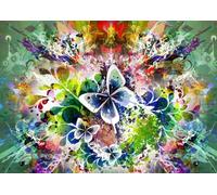 Puzzle 1500 pièces - Fleurs et Papillons de Printemps