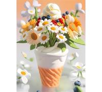 Puzzle 1500 pièces,Glace au Bouquet Puzzl pour Adultes, Puzzles pour Adultes Jeu éducatif Défi Jouet, Jeu d'adresse pour Toute la Famille, Puzzle pour Adulte Enfants