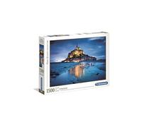Puzzle 1500 pièces : le mont saint michel, france