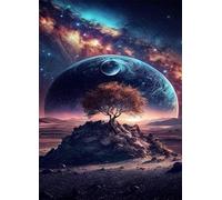 Puzzle 1500 Pièces Jeux éducatif Défi Jouets Arbre Spatial Fantastique Puzzles Classiques Puzzle DIY Cadeaux de l'art de la Décoration Moderne