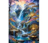 Puzzle 1500 pièces Jeux éducatif Défi Jouets Bosquet de la Cascade Puzzles Classiques Puzzle DIY Cadeaux de l'art de la Décoration Moderne