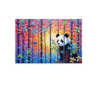 Puzzle 1500 pièces Jeux éducatif Défi Jouets Cadeaux Puzzles Classiques pour Adultes et Enfants à partir de 14 AnsPanda dans la forêt de bambous 57x87cm