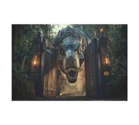 Puzzle 1500 Pieces Jurassic World Classic Adult Puzzles DIY Kit Wooden Toy Unique Gift Modern Home Decor1 57x87cm Fds437