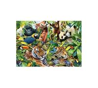 Schmidt-Spiele Puzzle Monde animalier coloré
