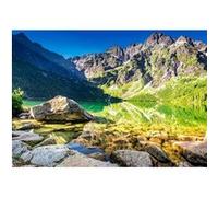Puzzle 1500 pièces : Lever de soleil à Morskie Oko, Tatras, Pologne Castorland G
