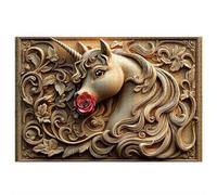 Puzzle 1500 Pieces Licorne, Puzzle 1500 Pieces Adultes en Bois, Bricolage Jeu Éducatif avec Boite Cadeau pour Adultes, Bois Épais et Résistant, Puzzles pour Décor, Cadeau Femme, Thème: Fleur E-93