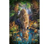 Puzzle 1500 Pièces Loup Dans La Forêt