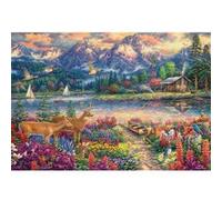 Puzzle 1500 pièces : Majesté de la montagne printanière Castorland G