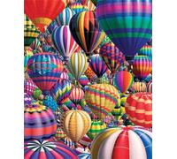 Puzzle 1500 pièces,Montgolfières Puzzl pour Adultes, Puzzles pour Adultes Jeu éducatif Défi Jouet, Jeu d'adresse pour Toute la Famille, Puzzle pour Adulte Enfants