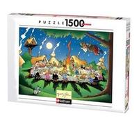 Puzzle 1500 pièces Nathan Le banquet Astérix Multicolore G