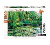Puzzle 1500 pièces Nathan Les jardins de Claude Monet Giverny