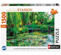 Puzzle 1500 pièces Nathan Les jardins de Claude Monet Giverny