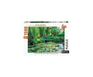Puzzle 1500 pièces Nathan Les jardins de Claude Monet Giverny