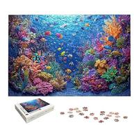 Puzzle 1500 Pièces Océan, Puzzle 1500 Pièces pour Adultes et Enfants à Partir de 14 Ans, Paysage Puzzles Bois avec Une Boîte d'emballage Exquise, Puzzles pour Décoration Murale, Cadeau Femme, -6752