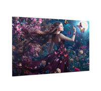 Puzzle 1500 Pièces Papillon Puzzle Adultes Fille Motif avec Avec Boîte Cadeau, DIY Wooden Puzzl Enjoy Activités de défi Familial pour Tableau Decoration Murale, Cadeau Homme/Femme 87 x 57 cm -468Y