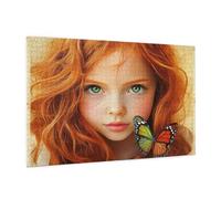 Puzzle 1500 Pièces Papillon Puzzle Adultes Fille Motif avec avec Boîte Cadeau, DIY Wooden Puzzl Enjoy Activités de défi Familial pour Tableau Decoration Murale, Cadeau Homme/Femme 87 x 57 cm -464Y