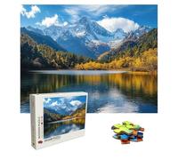 Puzzle 1500 Pièces Paysage Puzzle Adulte Grand 87 X 57 cm, lac Puzzles Jeu éDucatif Défi, 1500 Pièces Jigsaw Puzzles Classiques pour Cadeau Femme, Decoration Murale, Loisirs Créatifs Adultes 8p-381