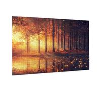 Puzzle 1500 Pièces Paysage Puzzle Adultes Arbre Motif avec avec Boîte Cadeau, DIY Wooden Puzzl Enjoy Activités de défi Familial pour Tableau Decoration Murale, Cadeau Homme/Femme 87 x 57 cm -301Y