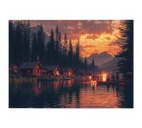 Puzzle 1500 Pieces Paysage, Puzzle Classiques, 87 x 57 cm, Décoration -4455