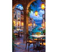 Puzzle 1500 Pieces Paysage Urbain, Jeu éducatif Défi Jouets Stimule Concentration et Imagination, Puzzle Adulte 1500 Pièces 87 x 57 cm