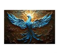Puzzle 1500 Pieces Phénix, Puzzle 1500 Pieces Adultes en Bois, Bricolage Jeu Éducatif avec Boite Cadeau pour Adultes, Bois Épais et Résistant, Puzzles pour Décor, Cadeau Femme, Thème: Abstrait B-29
