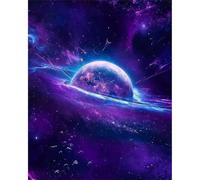 Puzzle 1500 pièces,Planète Violette Puzzl pour Adultes, Puzzles pour Adultes Jeu éducatif Défi Jouet, Jeu d'adresse pour Toute la Famille, Puzzle pour Adulte Enfants
