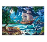 Puzzle 1500 pièces : Première nuit sur New Land